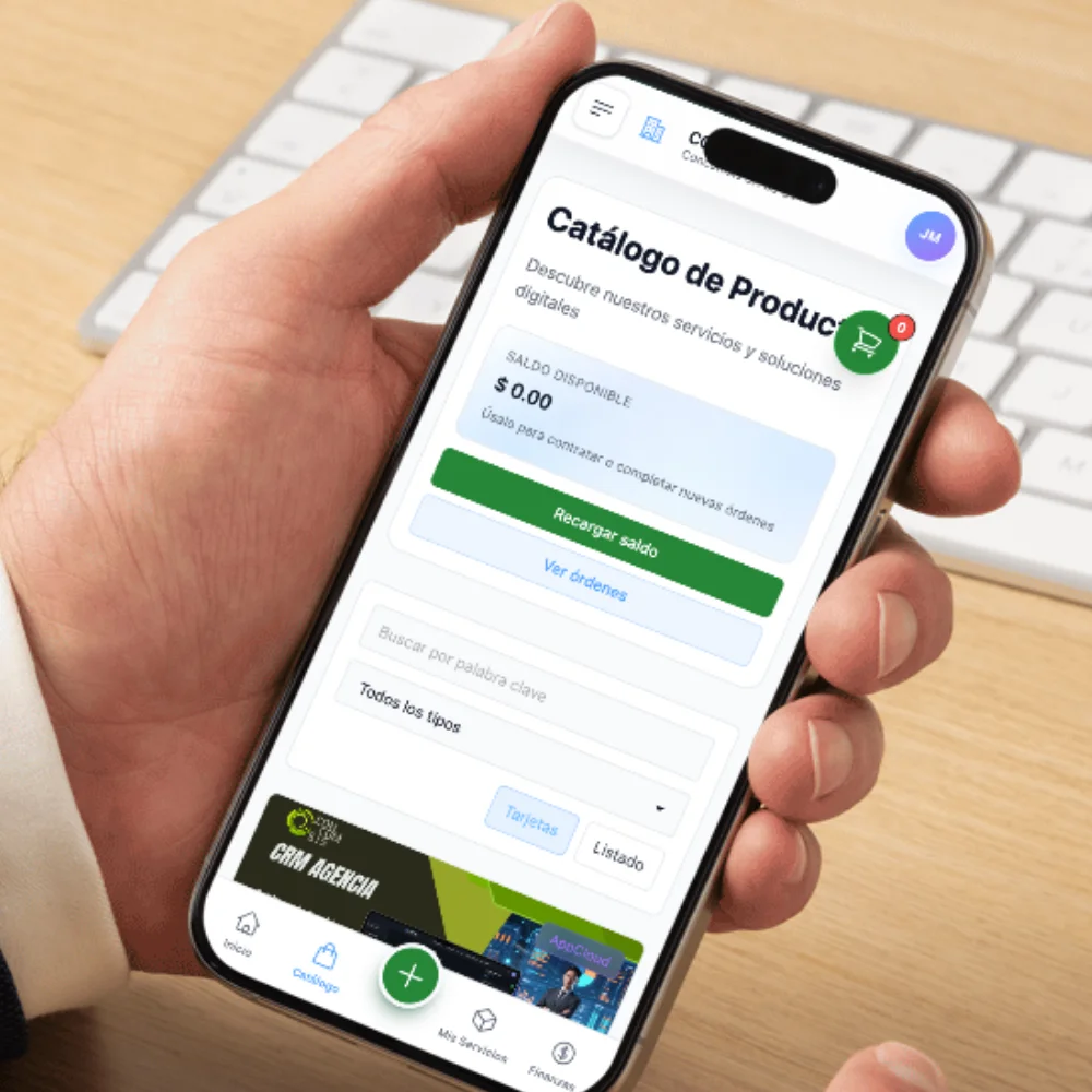 Portal de Autoservicio para Clientes B2B CRM Agencia Digital